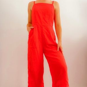 Cropped Leg Jumpsuit